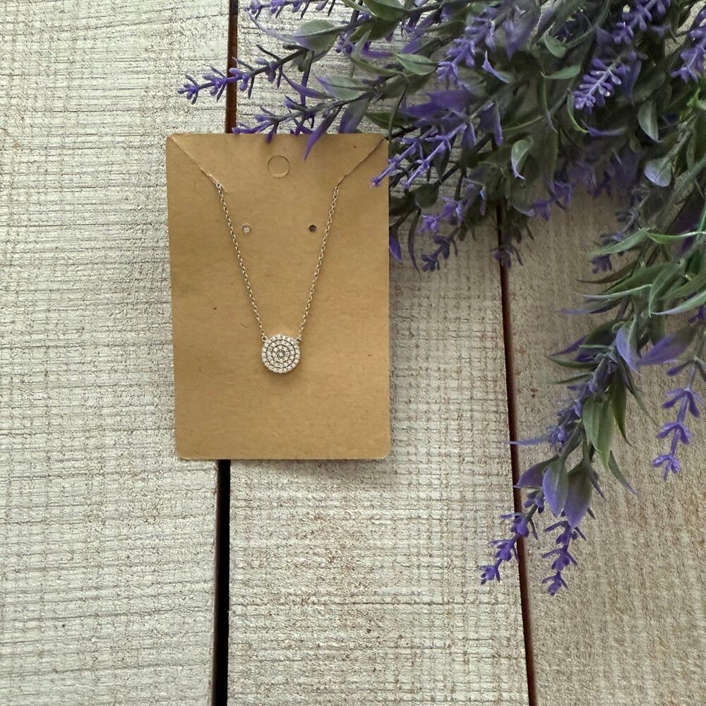 Sterling Silver Medallion Necklace